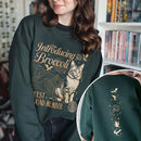 Onyx Storm Broccoli Cat Sweatshirt PTS1039
