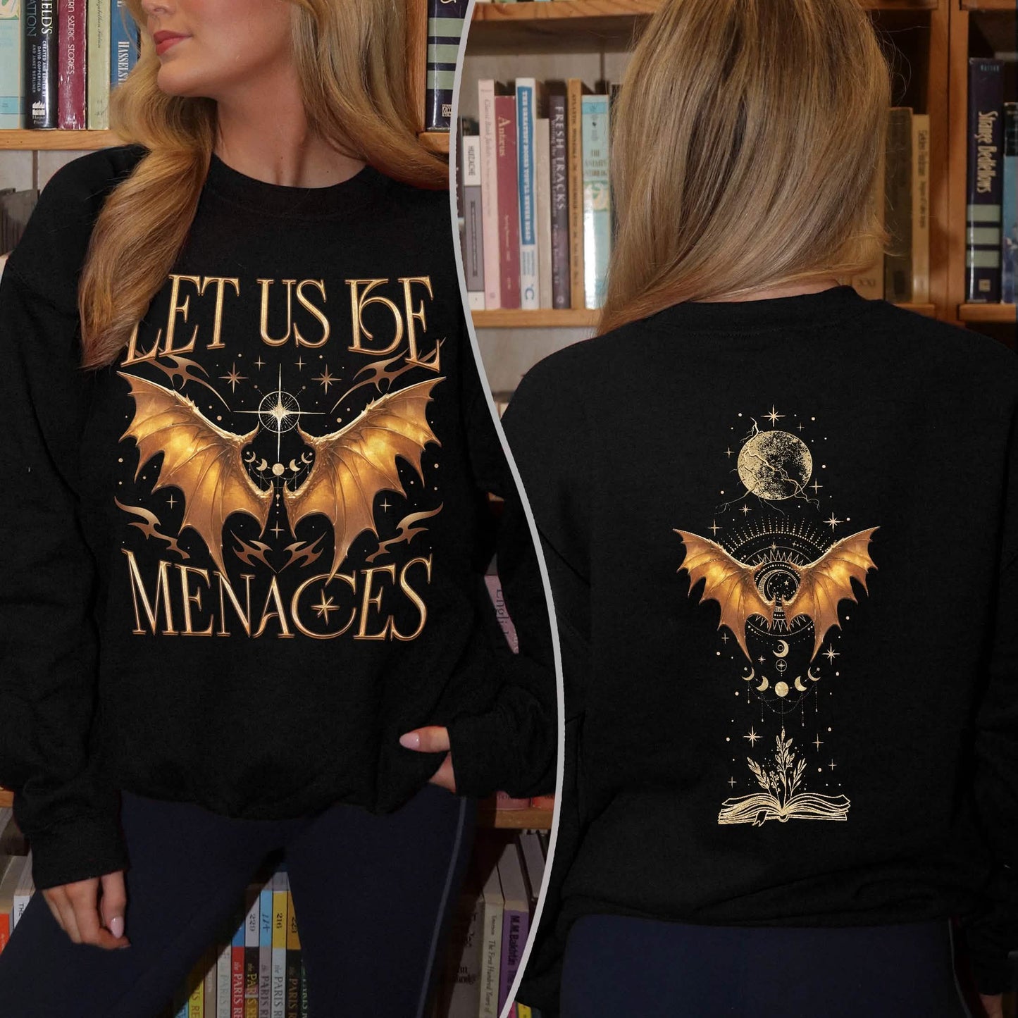 Onyx Storm Let Us Be Menaces Sweatshirt PTS1065