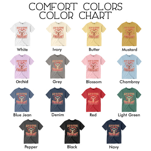 Throne Of Glass Fireheart Fan Comfort Colors Shirt PTS118