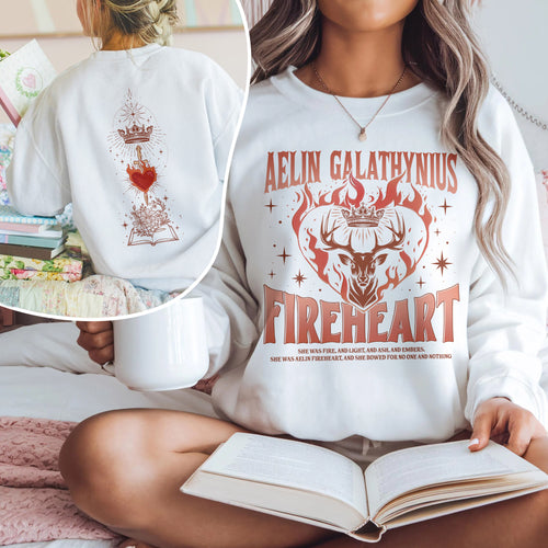 Throne Of Glass Fireheart Fan Sweatshirt PTS118