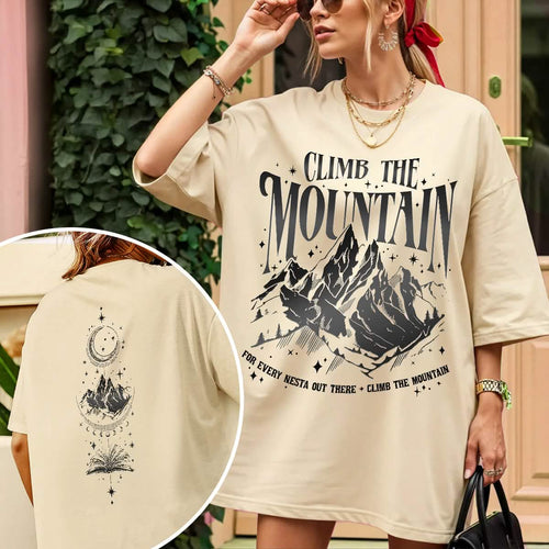 ACOSF Climb The Mountain Nesta SJM Fan Comfort Colors Shirt PTS139