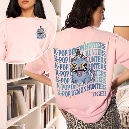 Kpop Demon Hunters Tiger Comfort Colors Shirt PTS1400