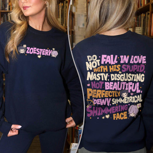 Zoeystery Huntrix Kpop Hunter Mystery Saja Boys Sweatshirt PTS1475