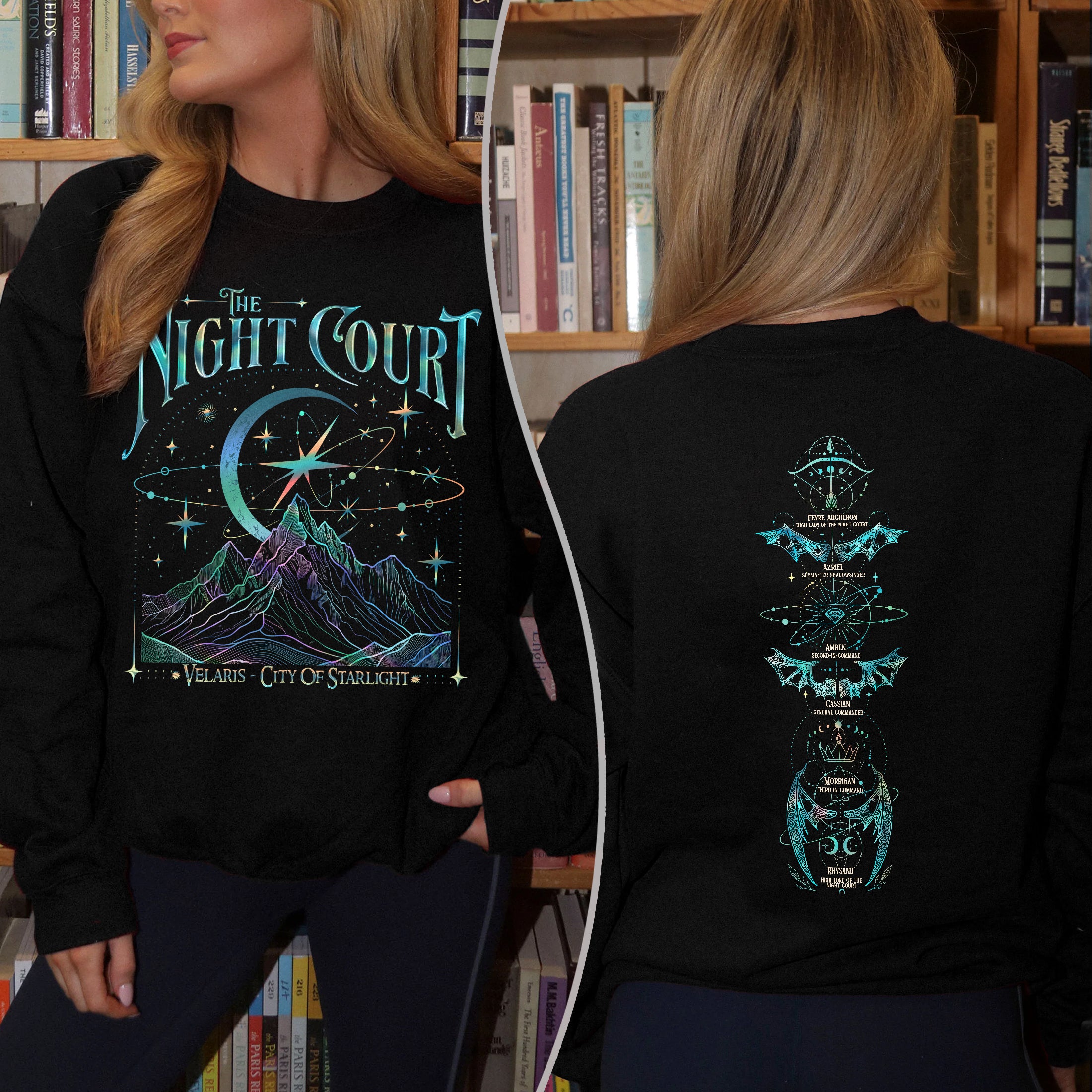 Acotar Velaris The Night Court 2 Sided Sweatshirt PTS452