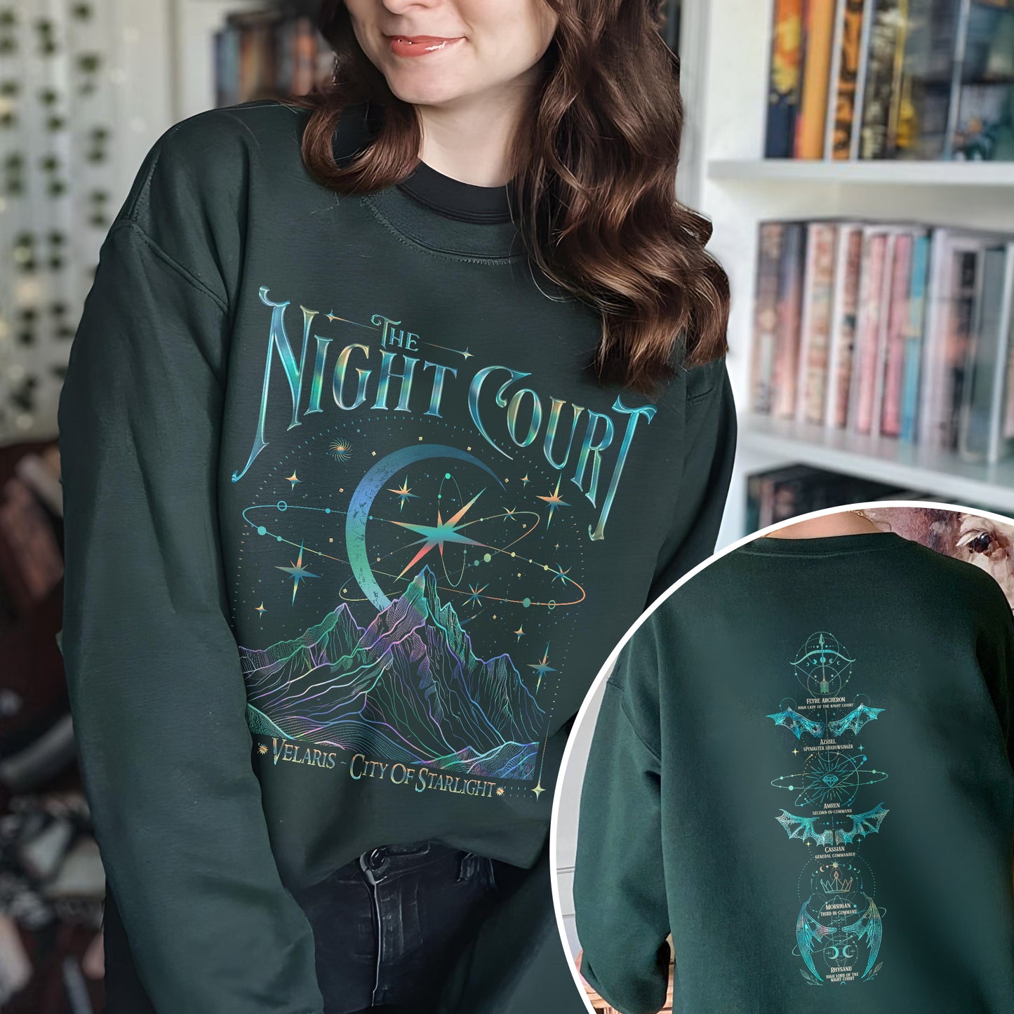 Acotar Velaris The Night Court 2 Sided Sweatshirt PTS452