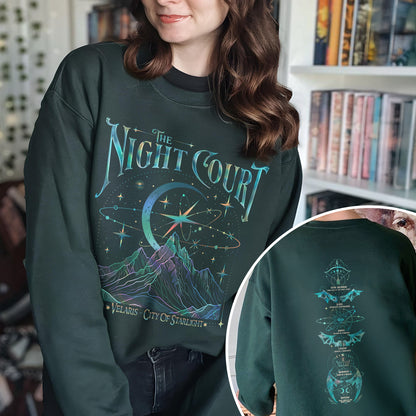 Acotar Velaris The Night Court 2 Sided Sweatshirt PTS452