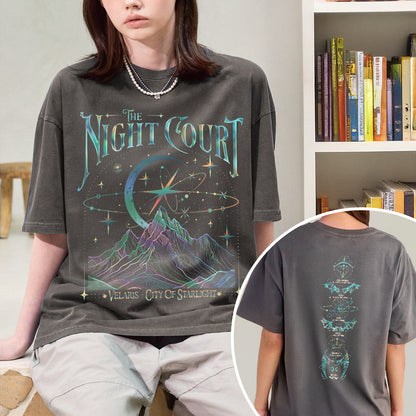 Acotar Velaris The Night Court 2 Sided Comfort Colors Shirt PTS452