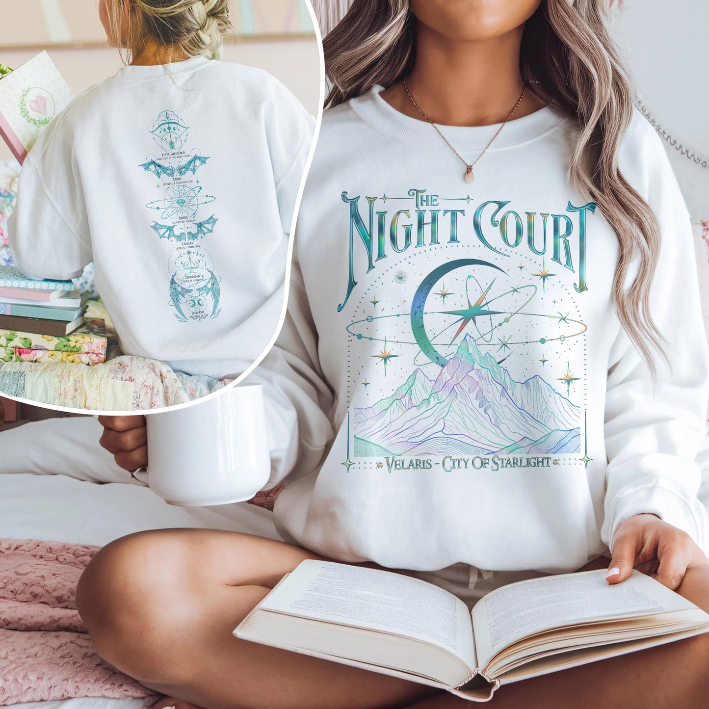 Acotar Velaris The Night Court 2 Sided Sweatshirt PTS452