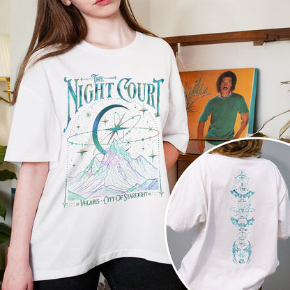 Acotar Velaris The Night Court 2 Sided Comfort Colors Shirt PTS452