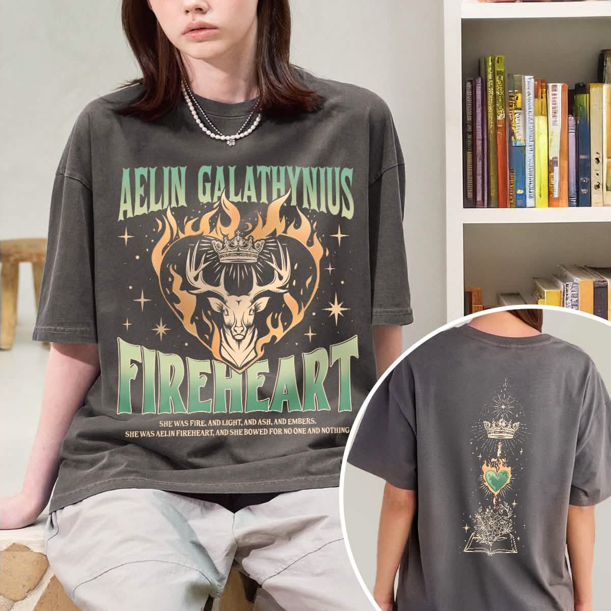 Aelin Galathynius Fireheart Comfort Colors Shirt PTS453