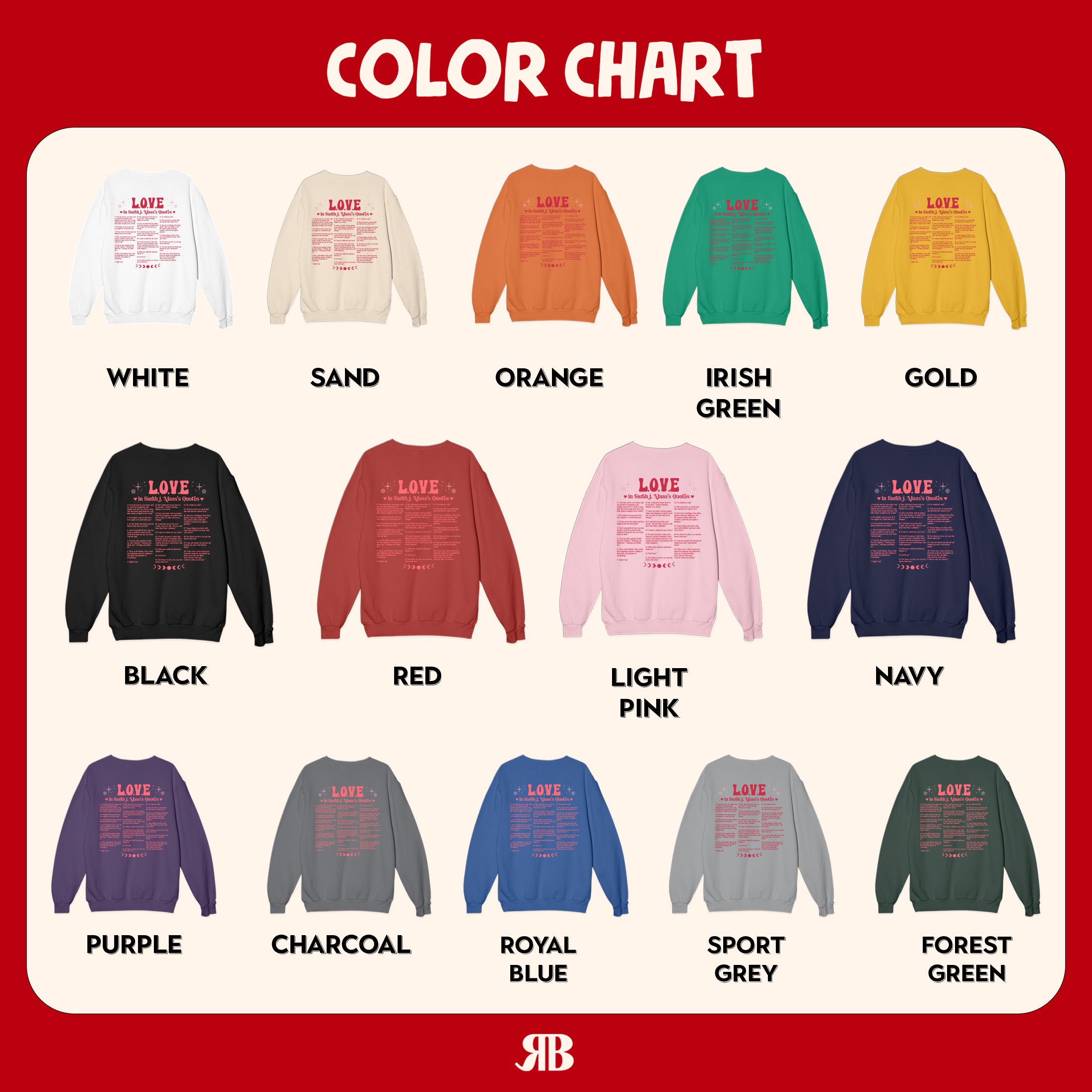 Different Ways Say I Love You In SJM Quotes Sweatshirt PTS506