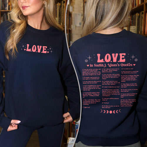 Different Ways Say I Love You In SJM Quotes Sweatshirt PTS506
