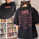 Different Ways Say I Love You In SJM Quotes Comfort Colors Shirt PTS506