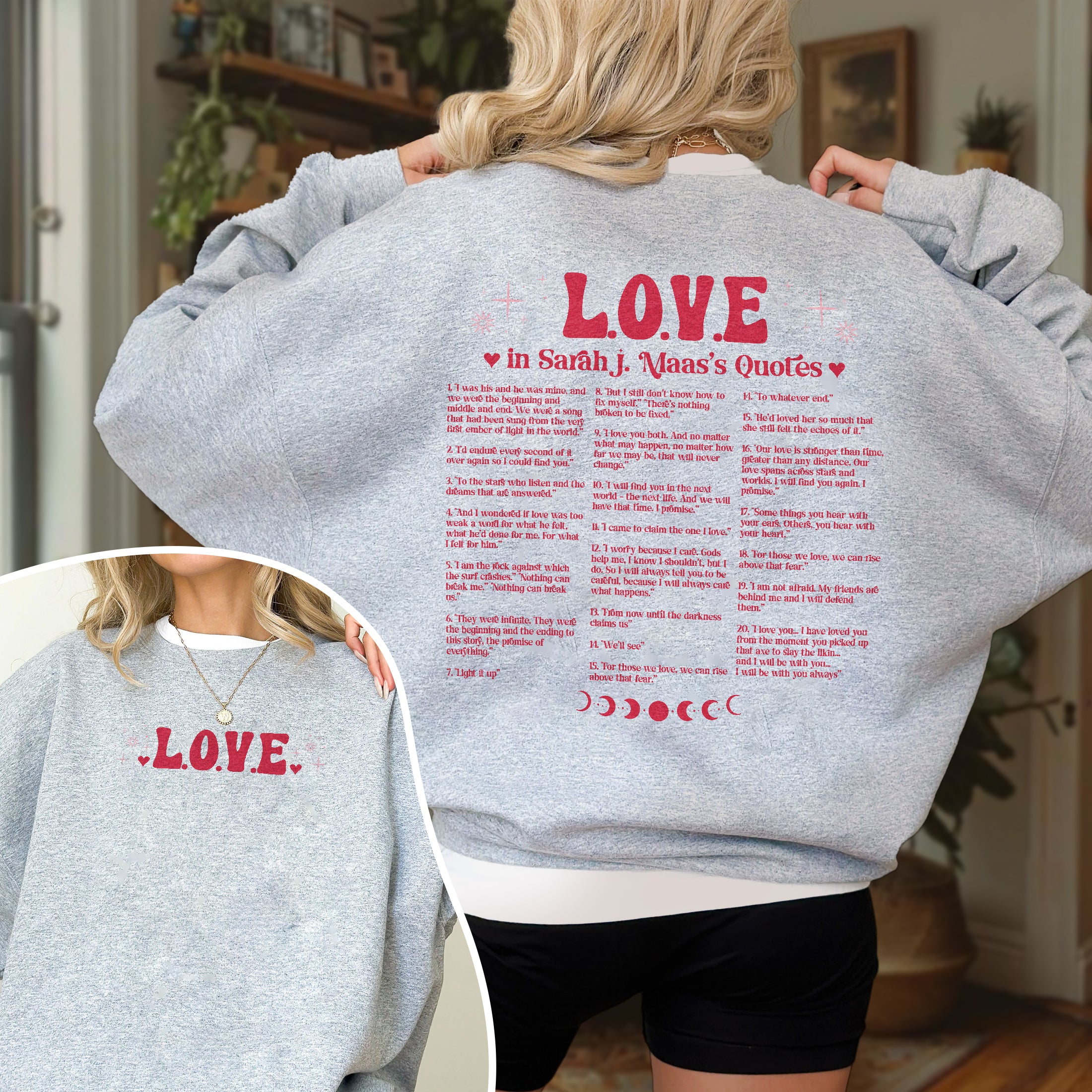 Different Ways Say I Love You In SJM Quotes Sweatshirt PTS506