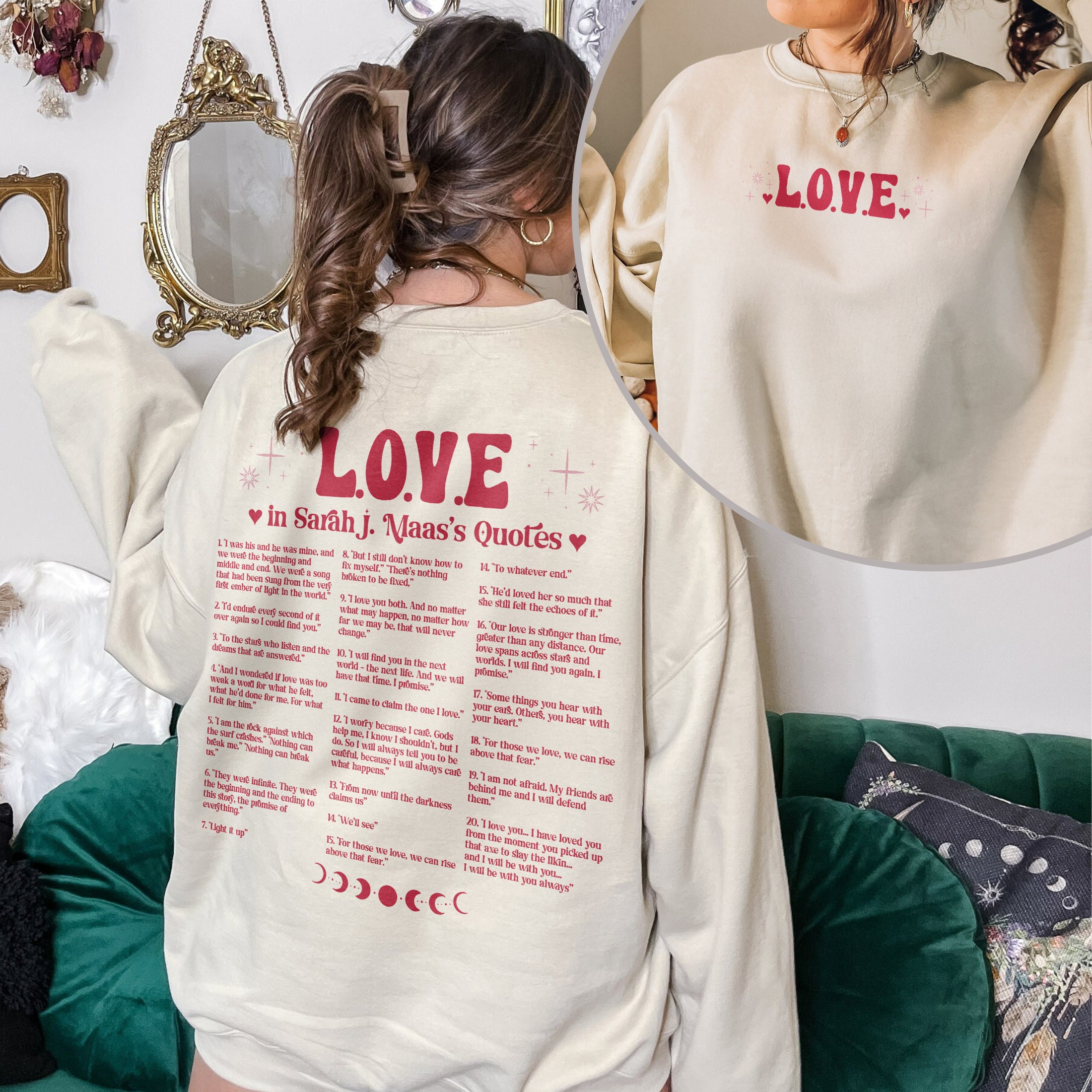 Different Ways Say I Love You In SJM Quotes Sweatshirt PTS506