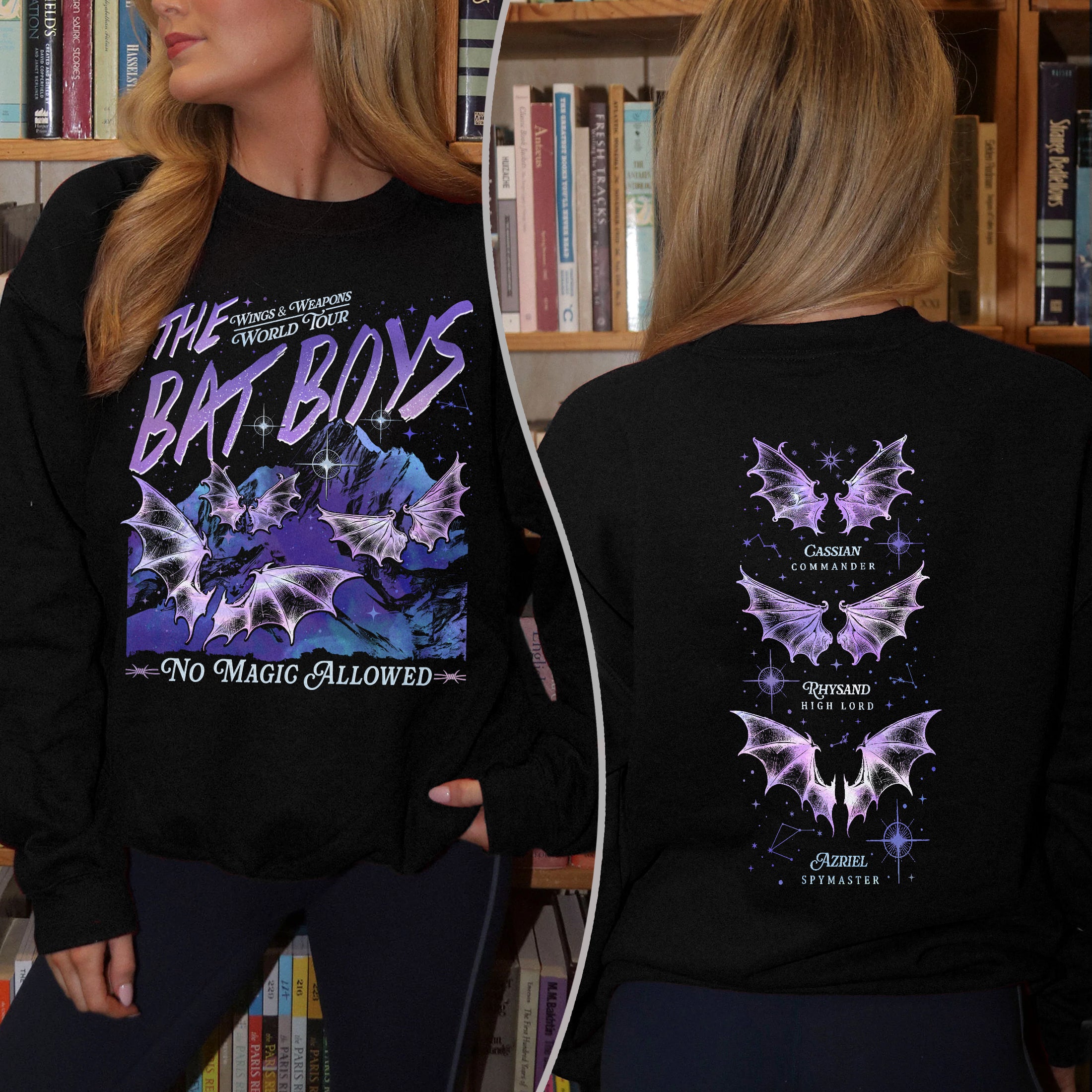 ACOTAR Wings And Weapons World Tour The Bat Boys Sweatshirt PTS565