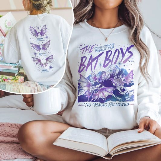 ACOTAR Wings And Weapons World Tour The Bat Boys Sweatshirt PTS565