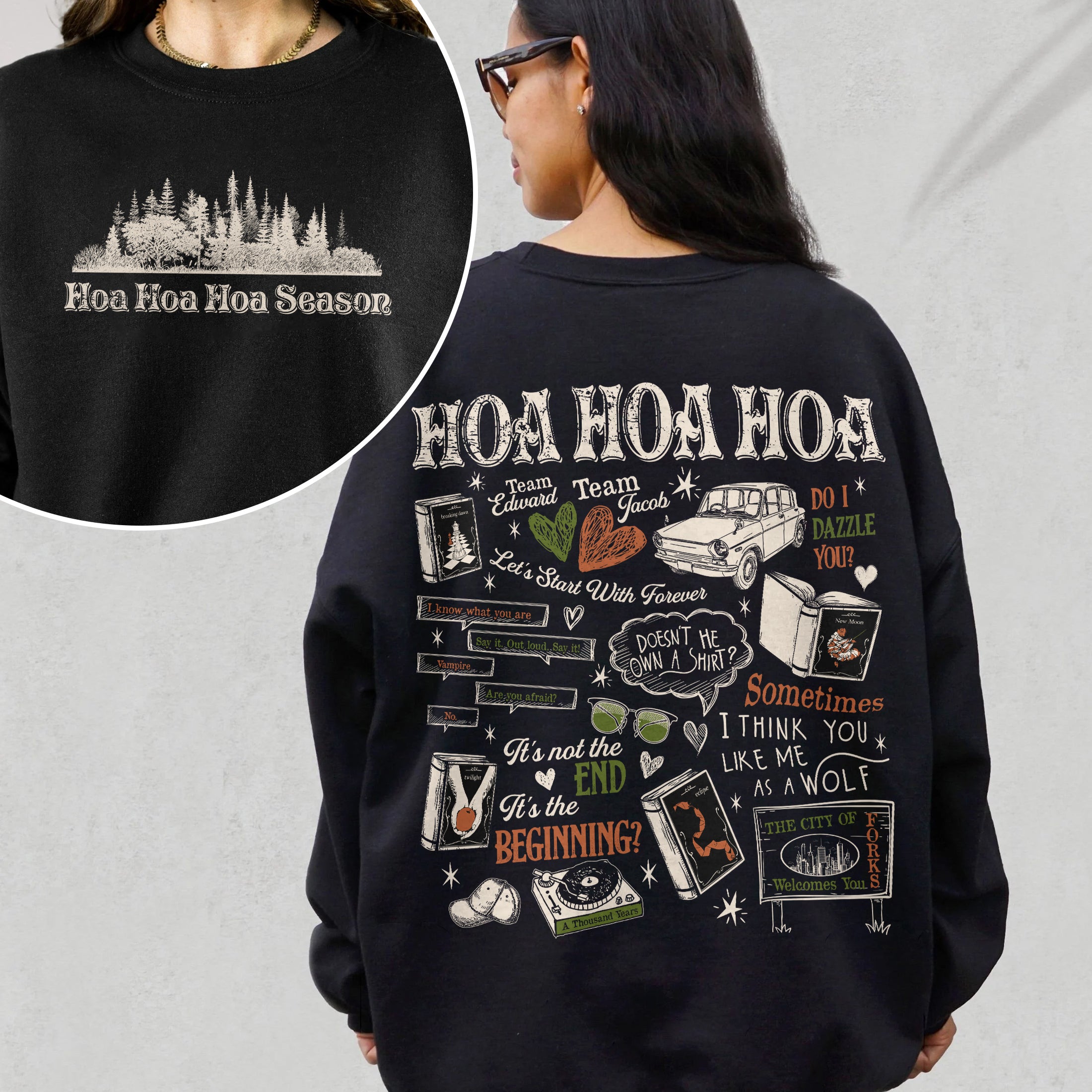 Twilight Hoa Hoa Hoa Season Sweatshirt PTS591