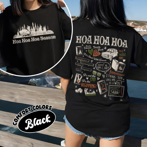 Twilight Hoa Hoa Hoa Season Comfort Colors Shirt PTS591