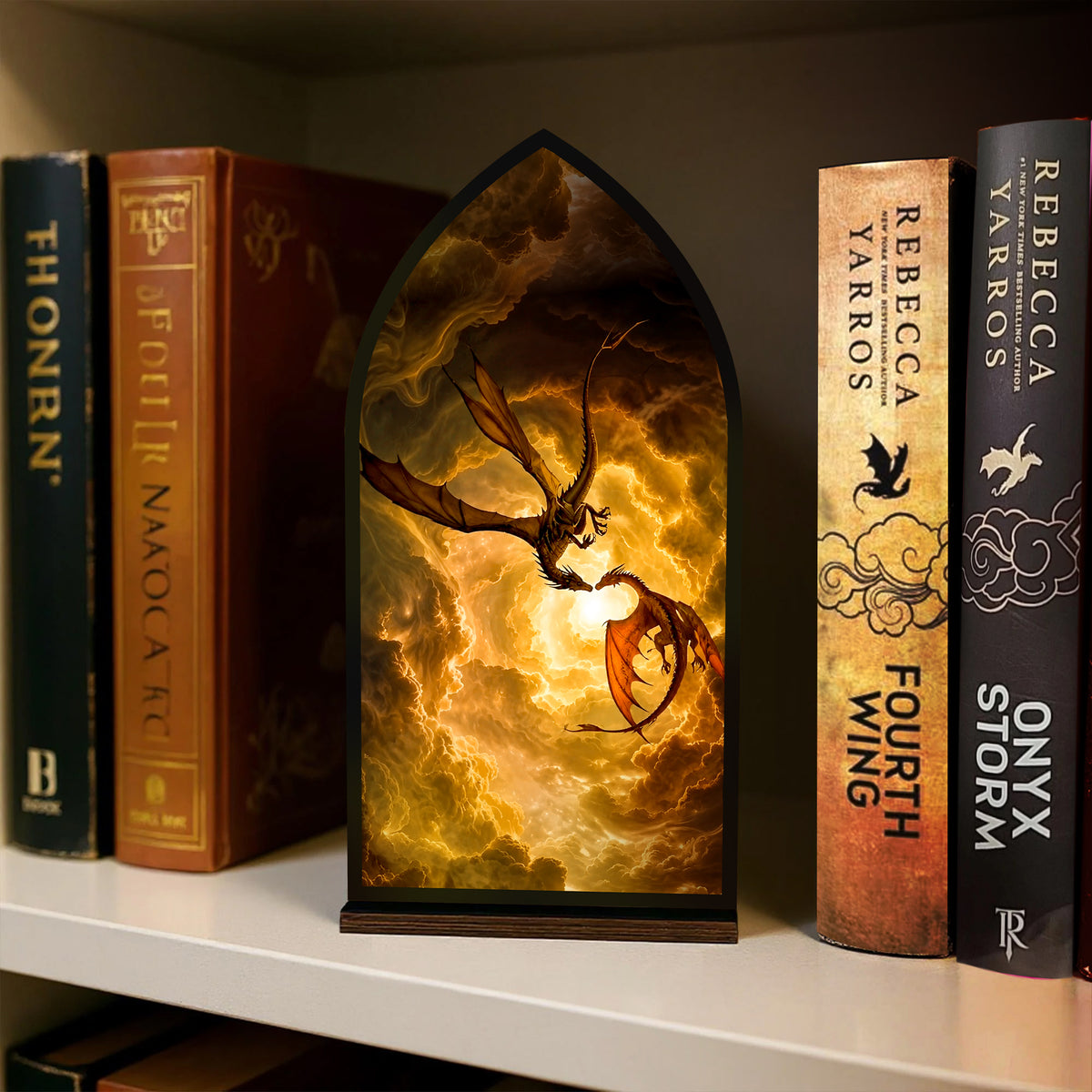 Fourth Wing Basgiath Dragons Fantasy Book Nook PTS7049