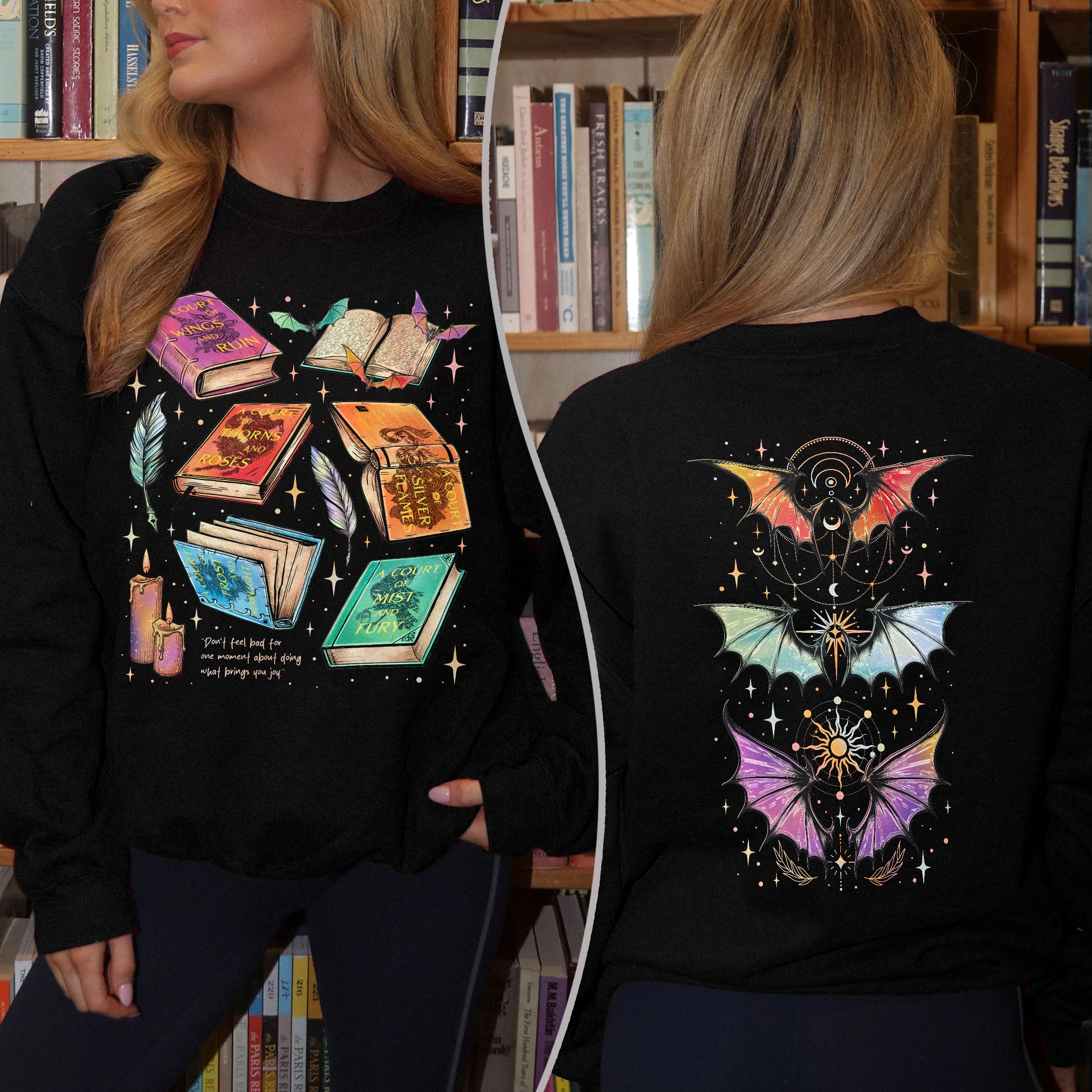Fan Of ACOTAR Series Two Sided Sweatshirt PTS802