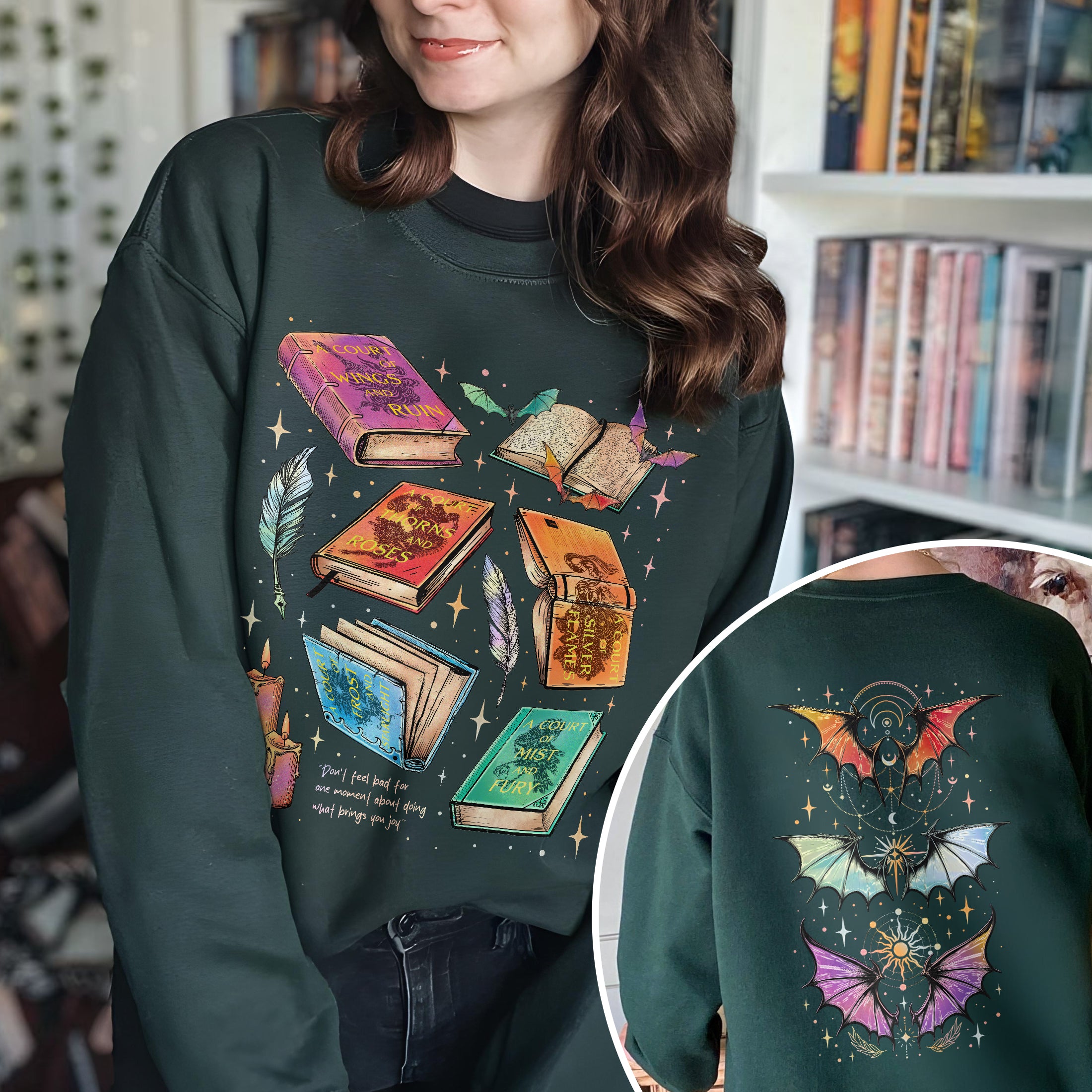 Fan Of ACOTAR Series Two Sided Sweatshirt PTS802