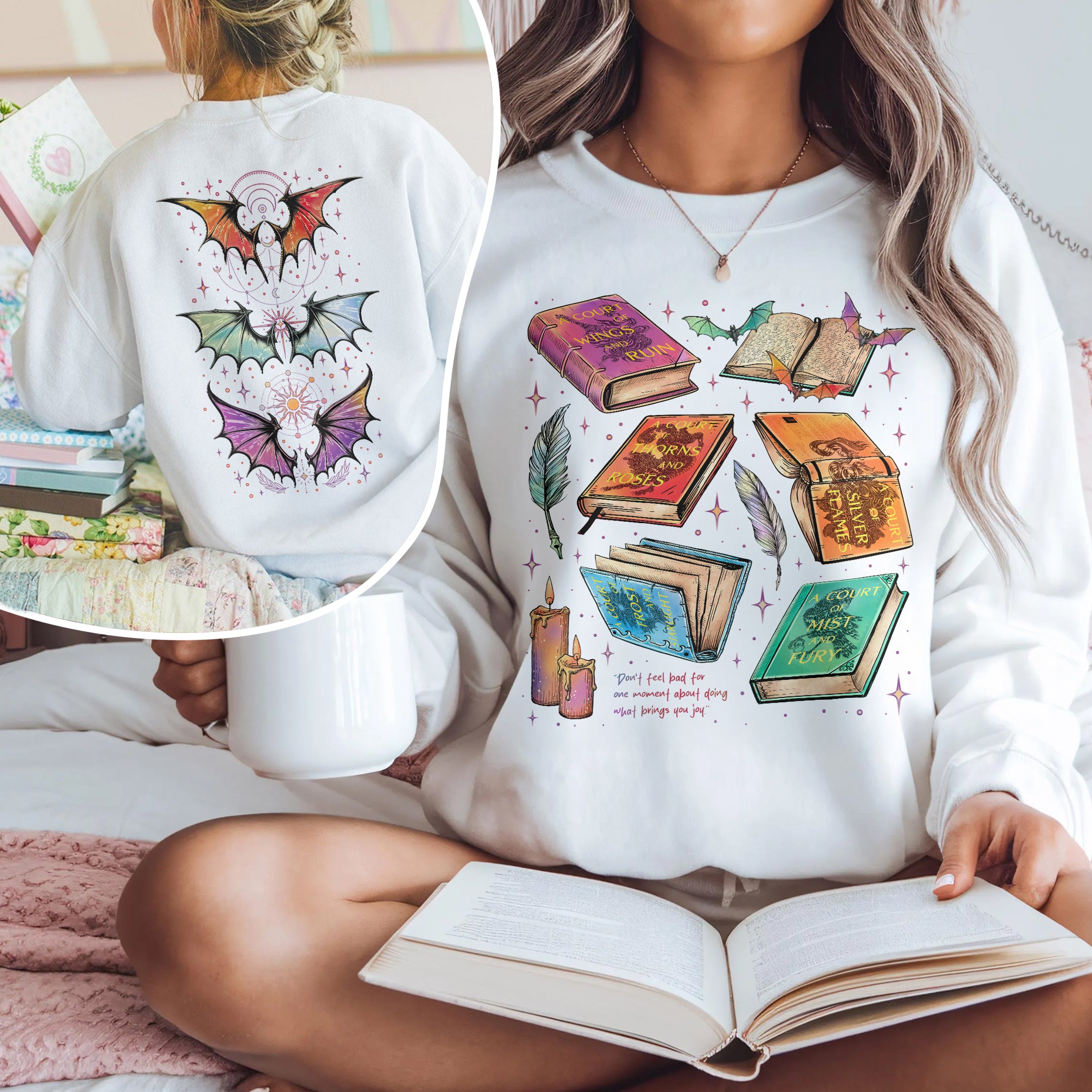 Fan Of ACOTAR Series Two Sided Sweatshirt PTS802