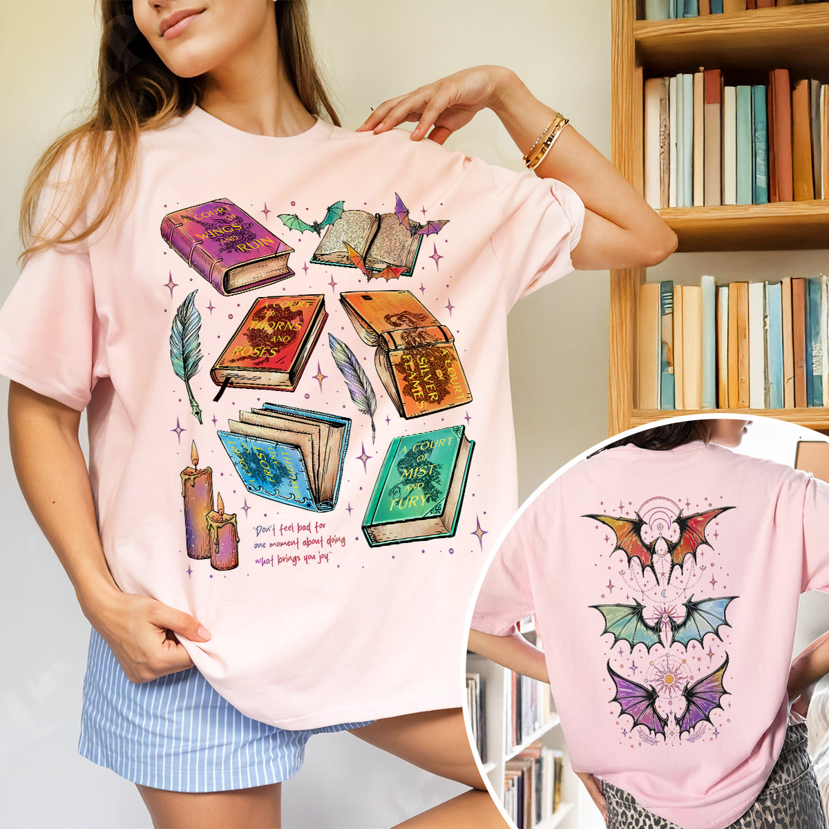 Fan Of ACOTAR Series Two Sided Comfort Colors Shirt PTS802