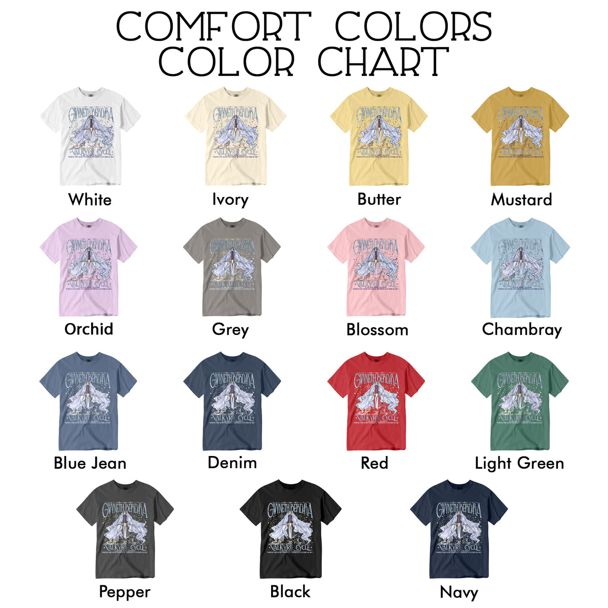 Splintered Harmony Gwyn Valkyrie Cycle Acotar T Shirt Comfort Colors PTS8318
