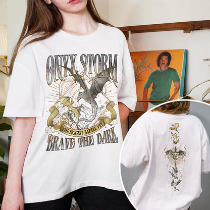 Onyx Storm Brave The Dark  Fourth Wing Comfort Colors Shirt PTS883