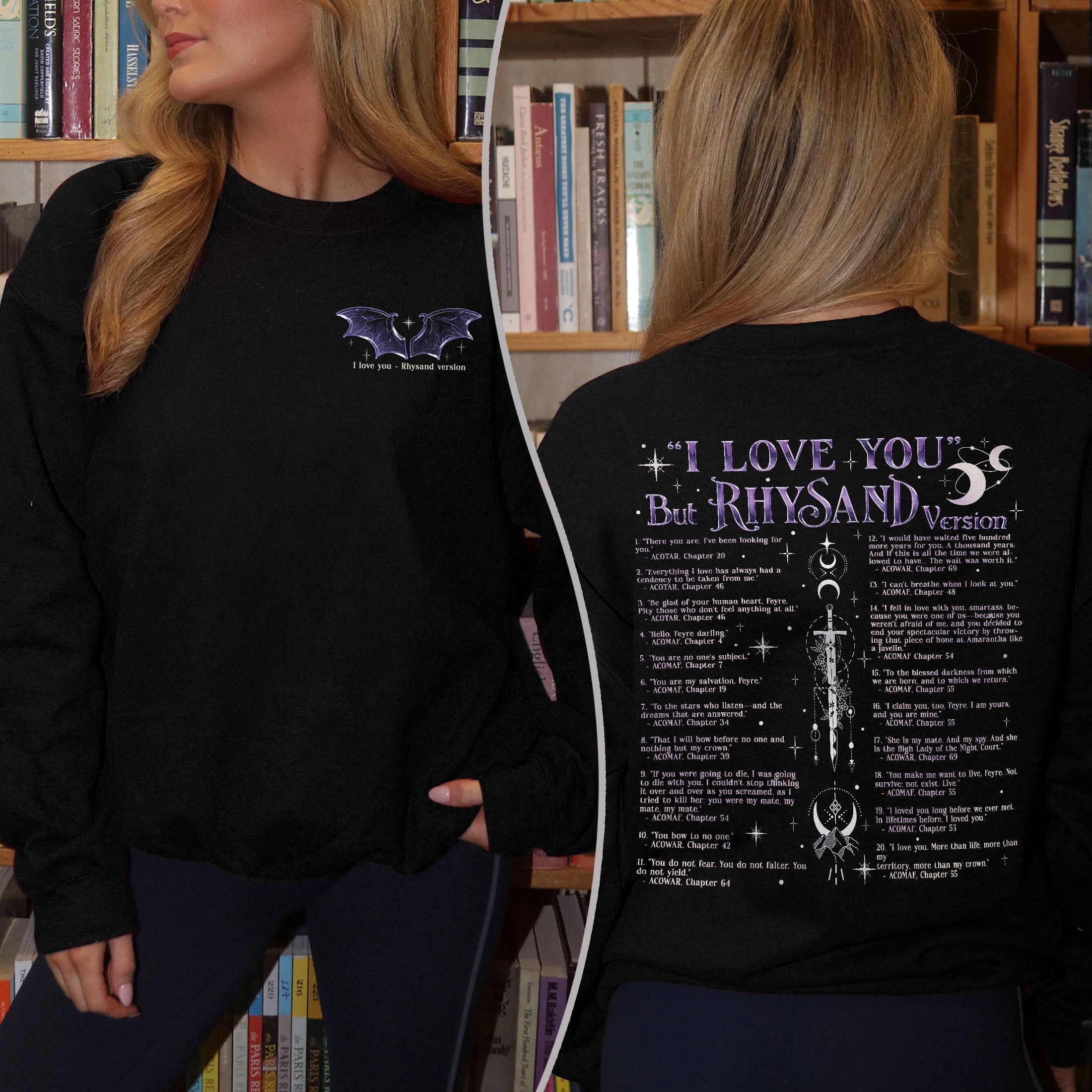 ACOTAR Rhysand The Bat Boys Sweatshirt PTS930