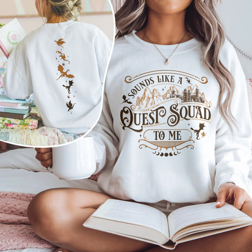 Fourth Wing Ridoc Dragon Rider Quest Squad Sweatshirt PTS941