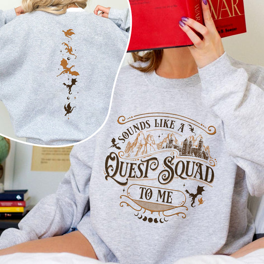 Fourth Wing Ridoc Dragon Rider Quest Squad Sweatshirt PTS941