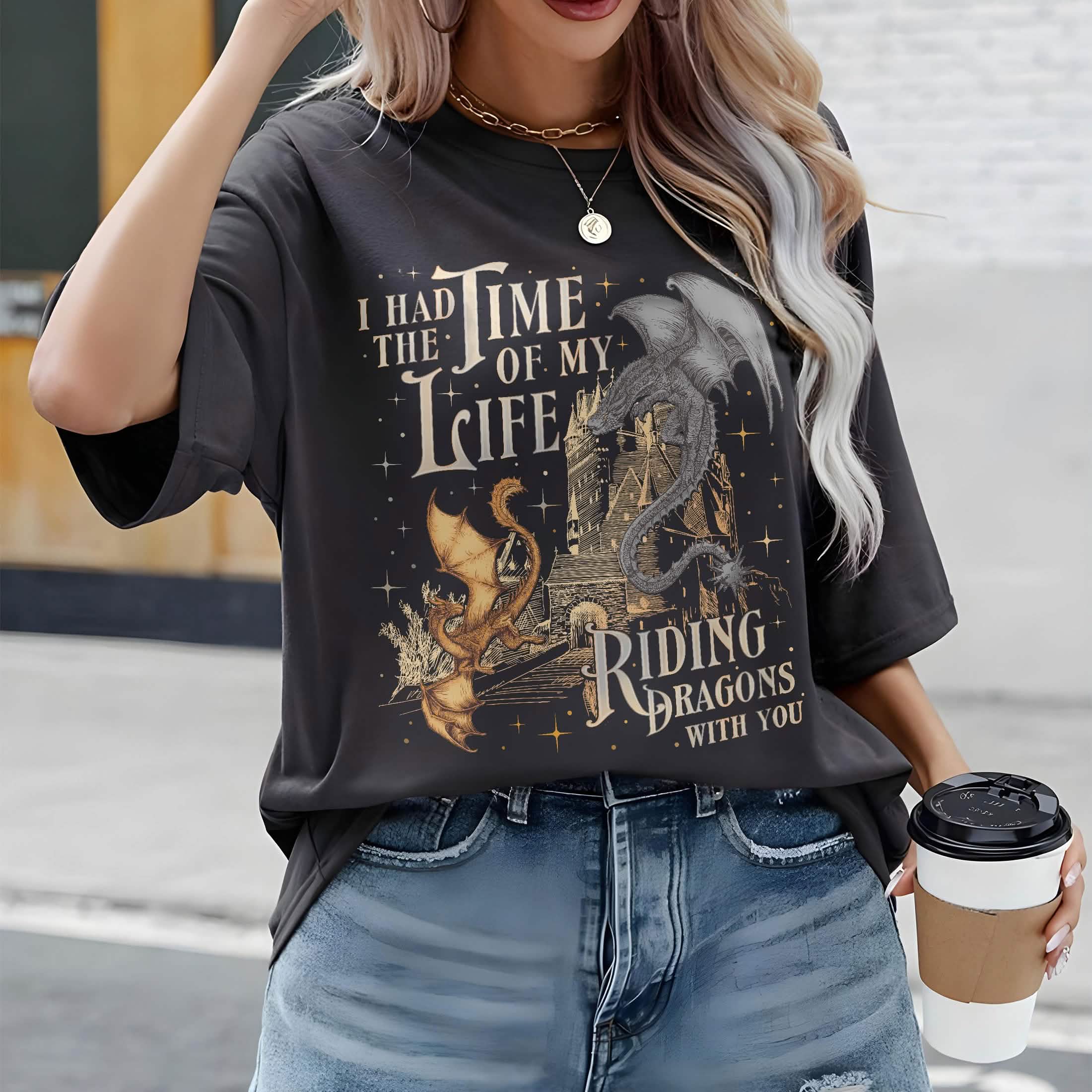 Fourth Wing Dragon Tairn Andarna Comfort Colors Shirt PTS1146