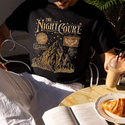 Acotar The Night Court Stamp Comfort Colors Shirt PTS1177