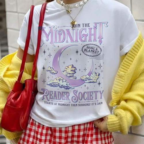 Night Owl Reader Shirt Comfort Colors PTS1255