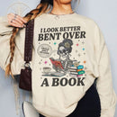 Acotar Reader I Look Better Bent Over A Book Sweatshirt PTS1165