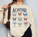 Acotar Velaris Butterflies Comfort Colors Shirt PTS1185