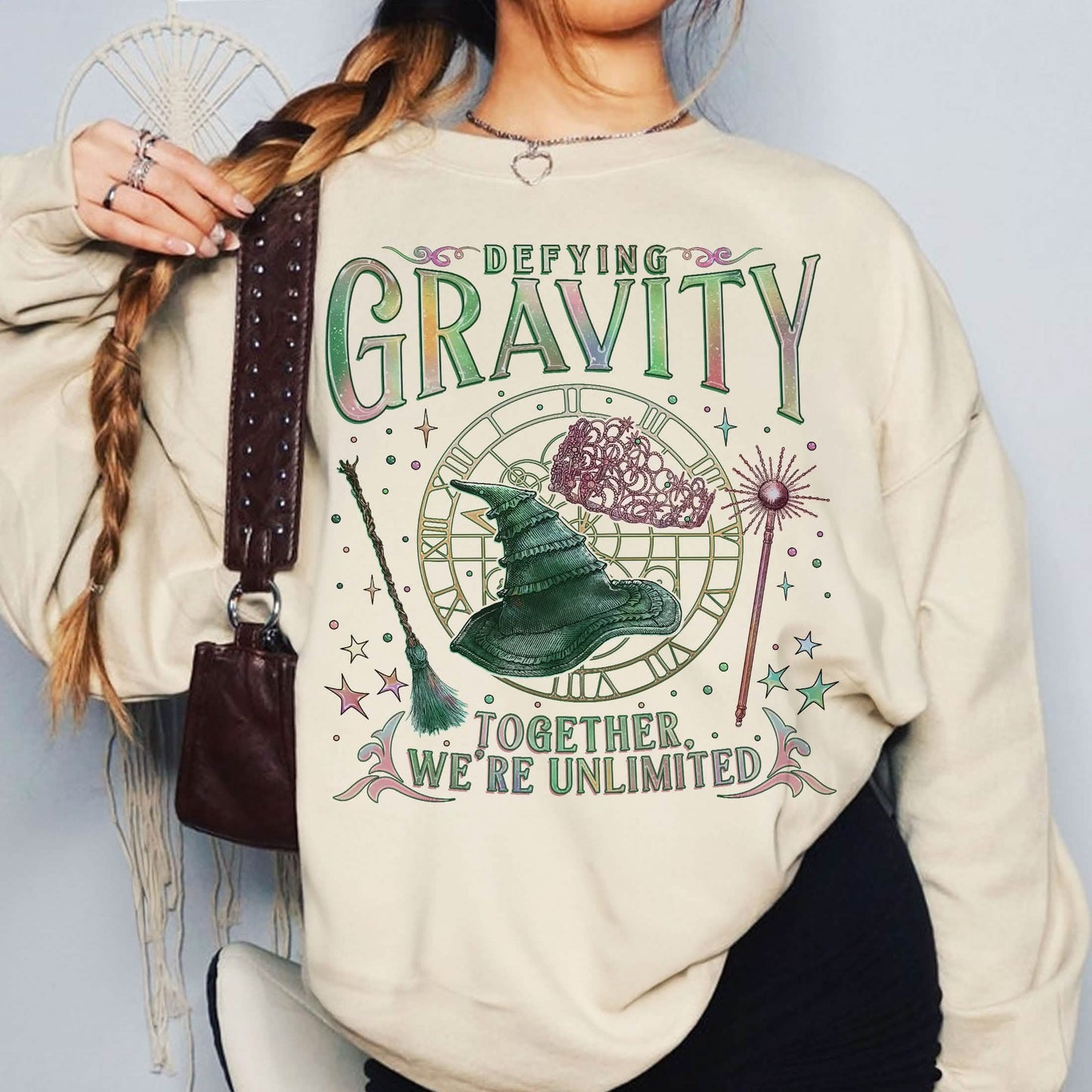 Wicked Defy Gravity Wizard Sweatshirt PTS1698