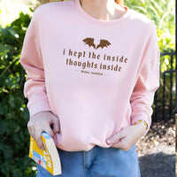 I Kept The Inside Thoughts Inside Sweatshirt, Fourth Wing Book Merch PTS1043