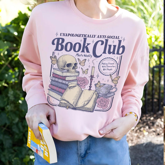 Anti Social Book Club Sweatshirt PTS1225