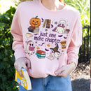 Ghost Book Fantasy Sweatshirt PTS1756