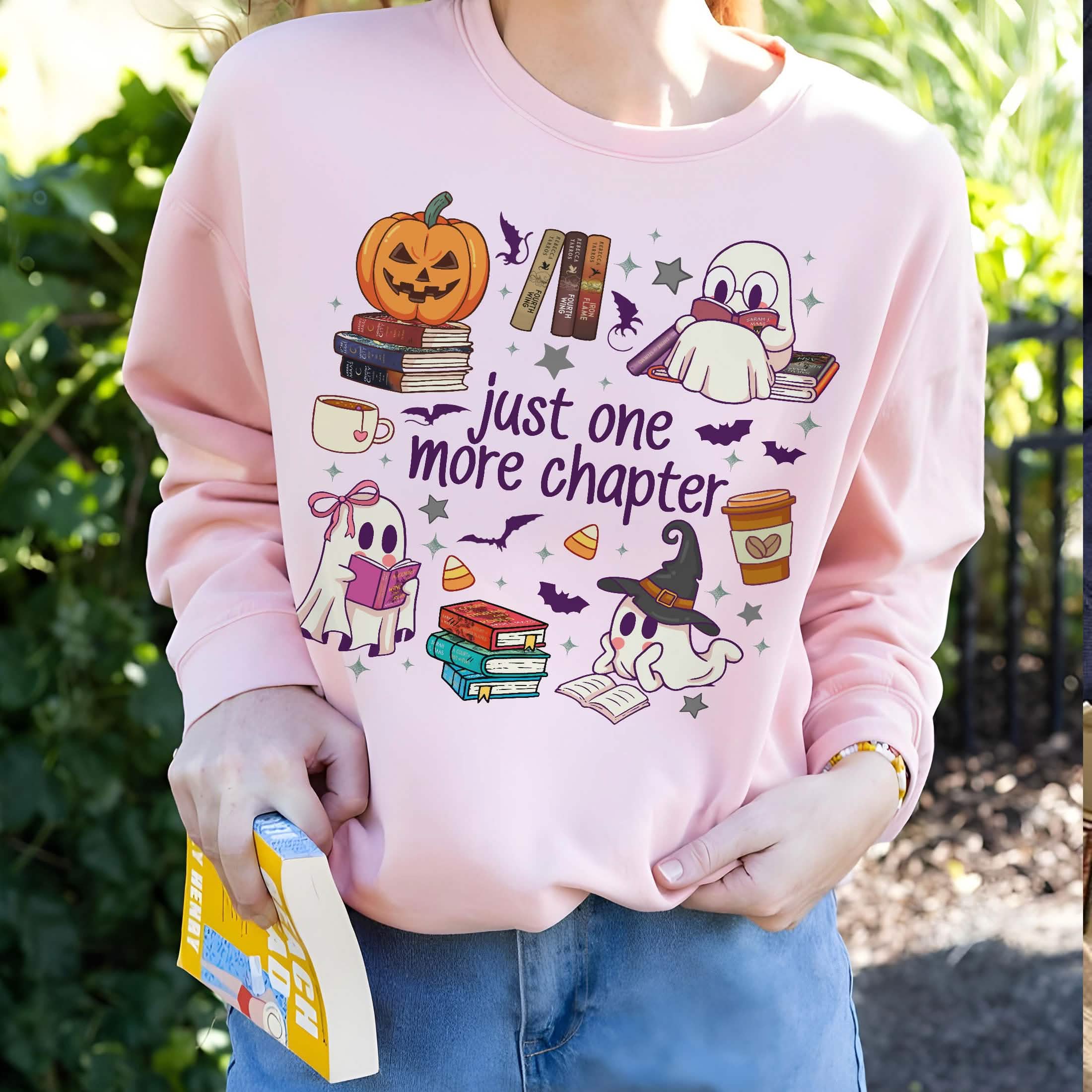 Ghost Book Fantasy Sweatshirt PTS1756