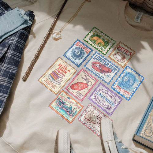 Emily Henry Books Stamp Sweatshirt PTS1283