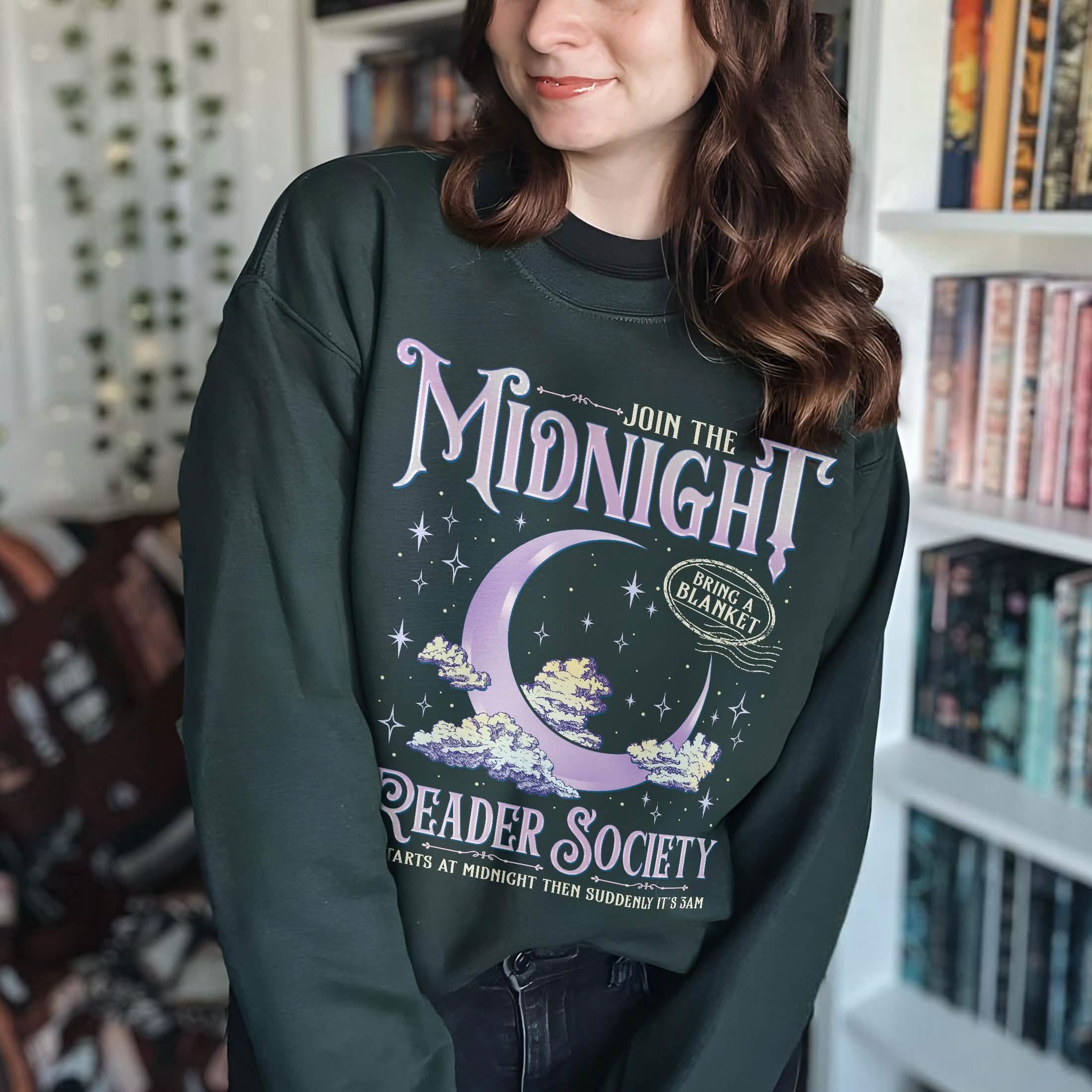 Night Owl Reader Sweatshirt PTS1255