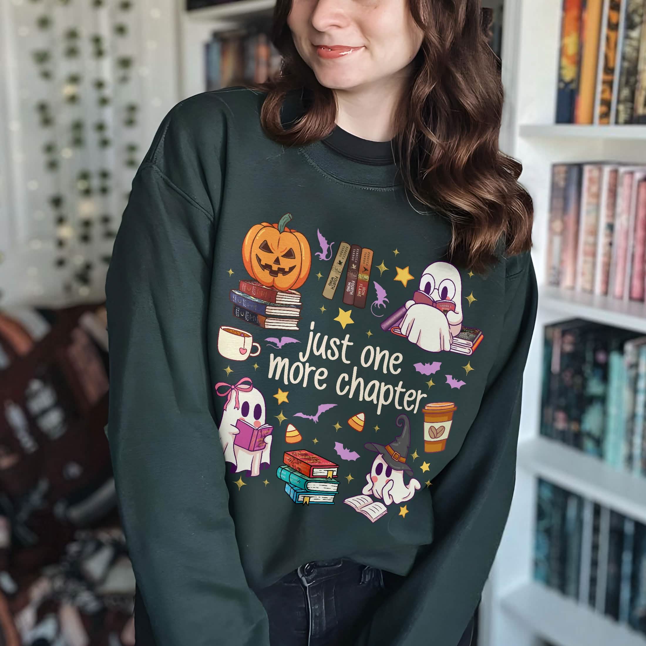 Ghost Book Fantasy Sweatshirt PTS1756