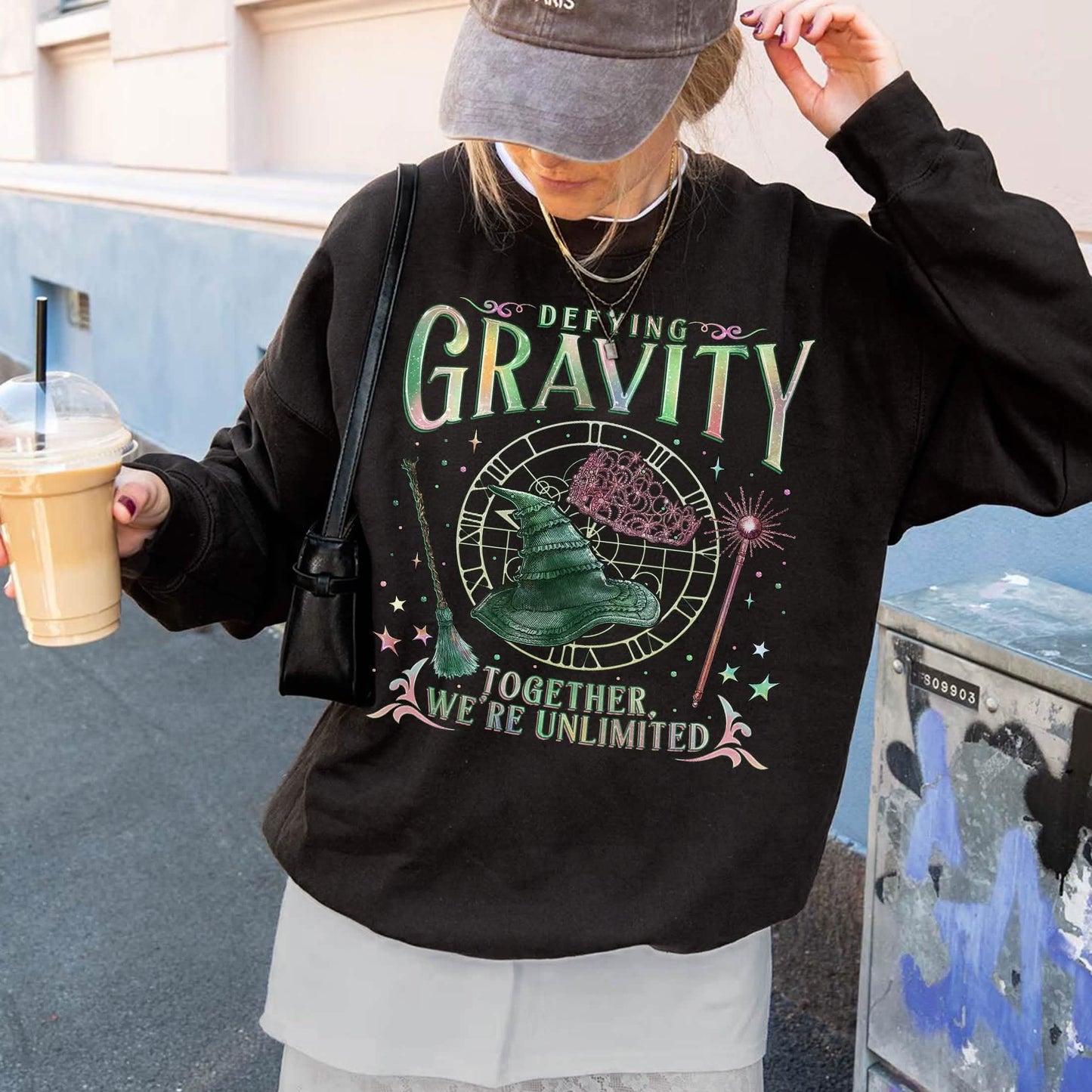 Wicked Defy Gravity Wizard Sweatshirt PTS1698