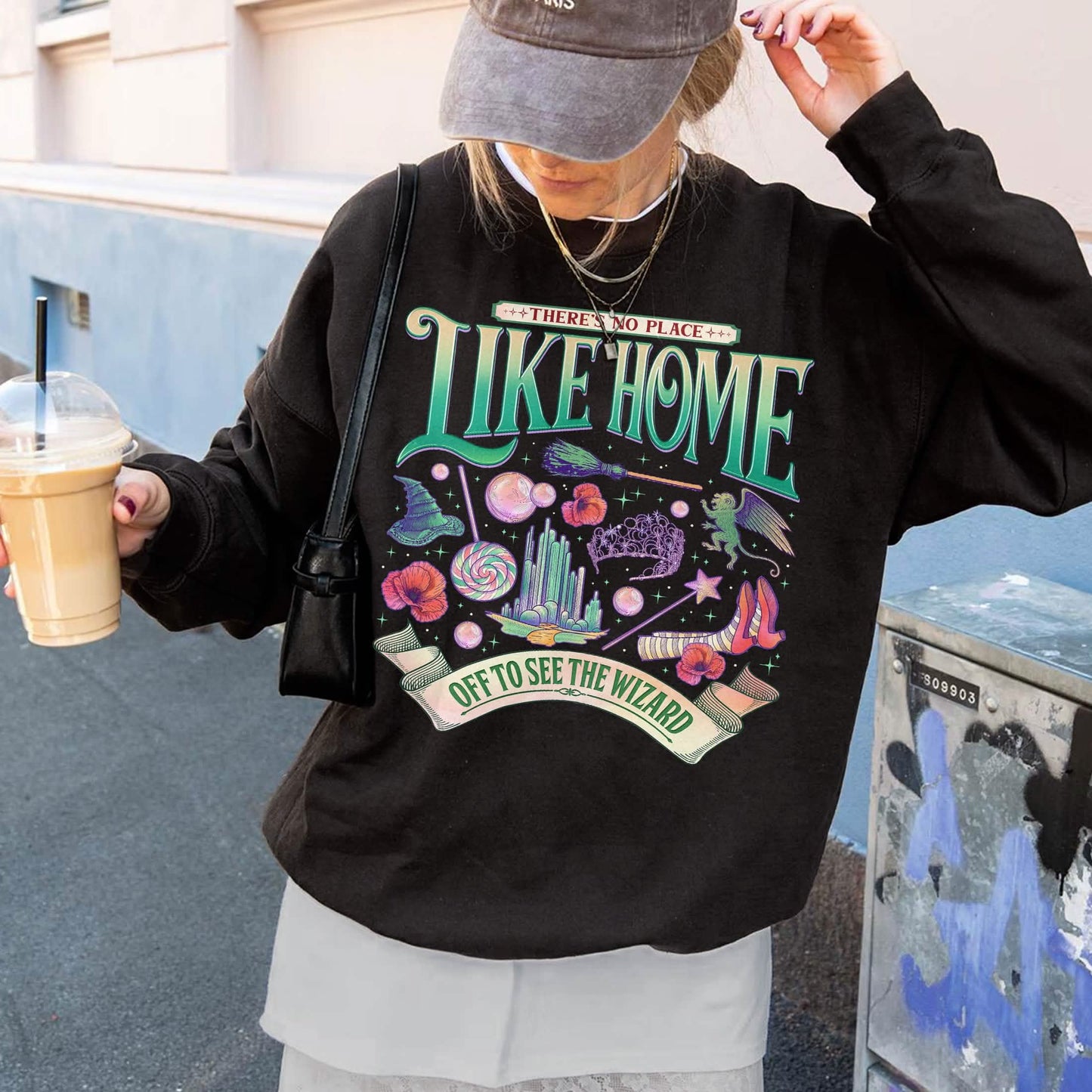 Wicked There’s No Place Wizard Movie Sweatshirt PTS1790