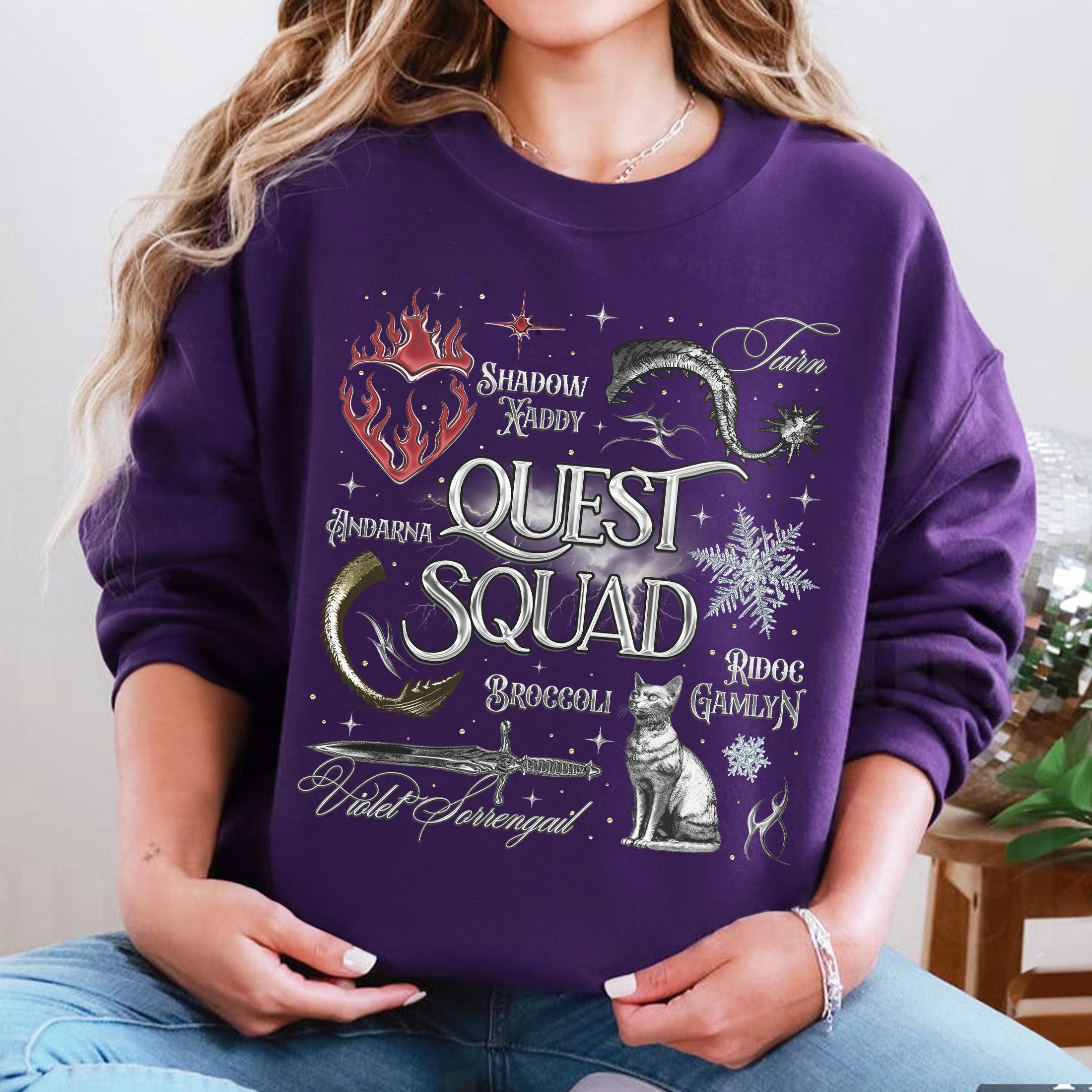 Quest Squad Broccoli Onyx Storm Sweatshirt PTS1053