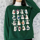 Ghost Reading Book Fantasy Series Sweatshirt PTS1694
